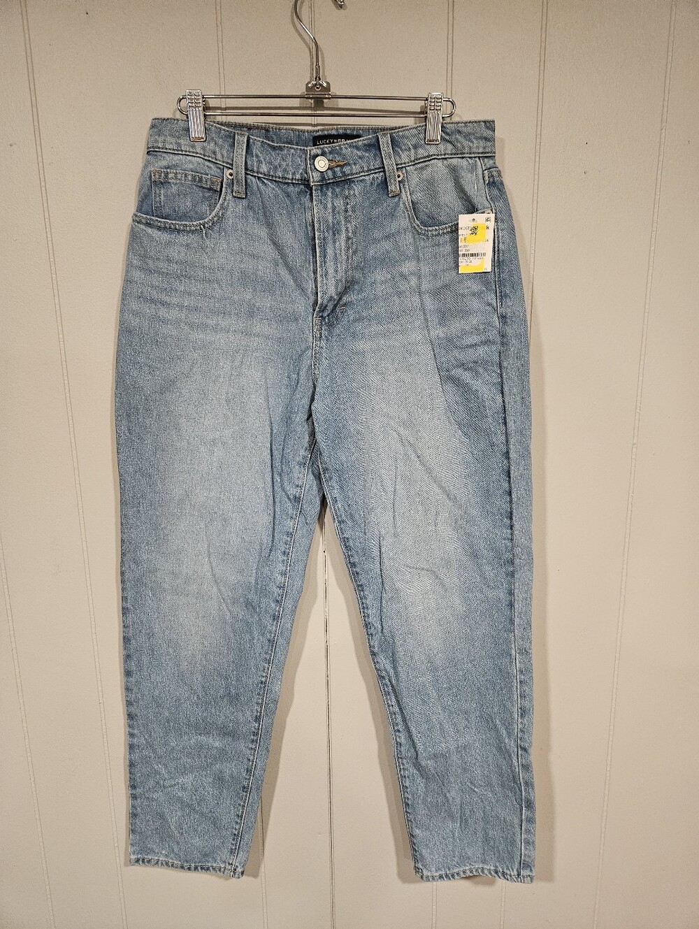 Lucky Brand Women's Drew High Rise Mom Ankle Jeans Blue 28x28 Size 6/28A NWT